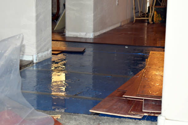 Professional Flood Cleanup technician working in Hanson, MA